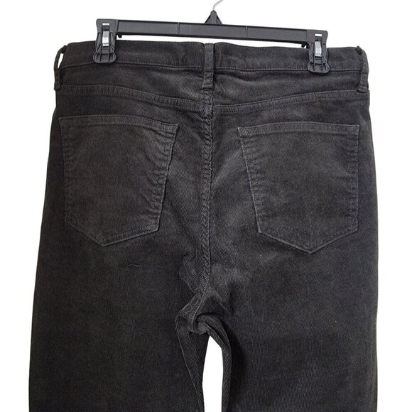 GAP Denim Size 12/31R Dark Charcoal Gray True Skinny Corduroy Pants, EUC - Picture 4 of 14